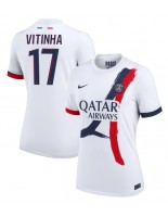 Paris Saint-Germain Vitinha #17 Venkovní Dres pro Dámské 2024-25 Krátký Rukáv